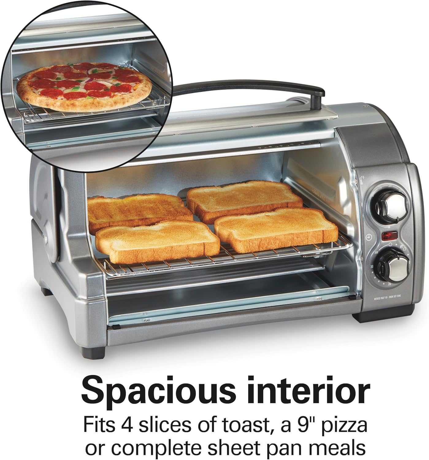 Thumbnail 2 de Hamilton Beach 4-Slice Toaster Oven