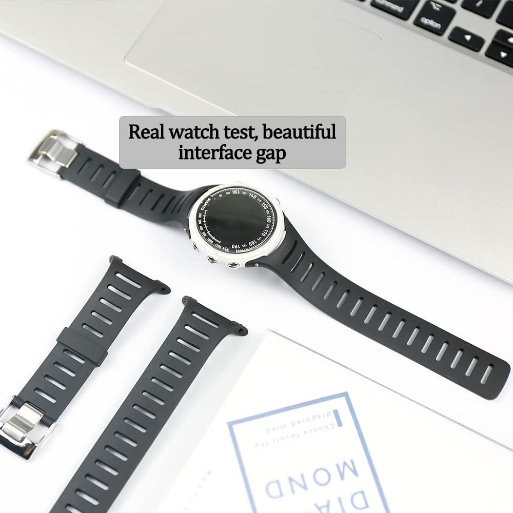 Thumbnail 4 de MCXGL Gummi Uhrenarmband für Suunto T1/T1C/T3/T3C/T4C/T4D