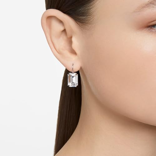 Thumbnail 4 de Swarovski Pendientes Millenia Blancos Octogonales 💎