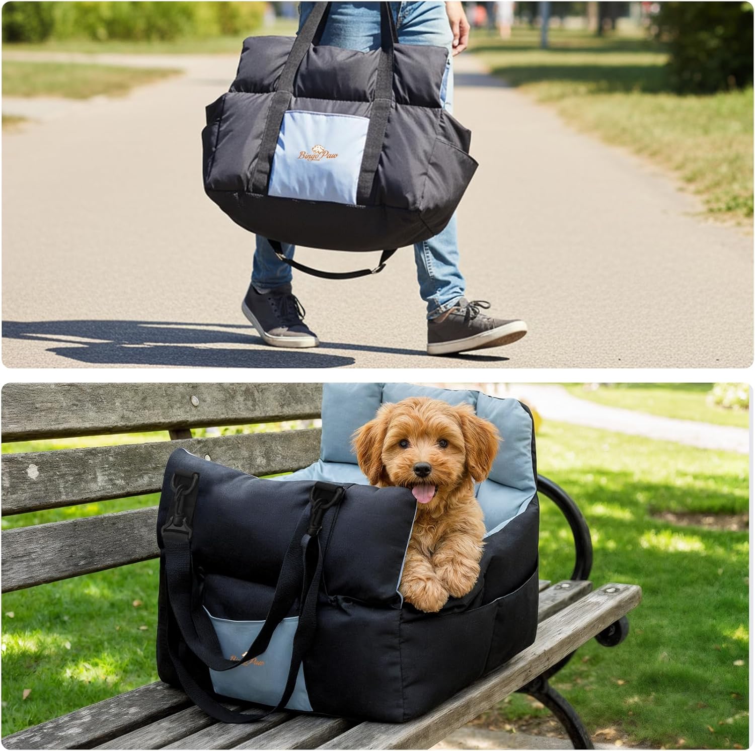 Detalle 2 de BingoPaw Dog Car Seat Carrier 49.5x40cm