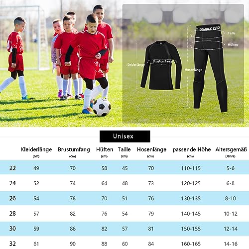 Thumbnail 6 de Fengzio Intimo termico bambino Calcio, maglia e pantaloni in pile