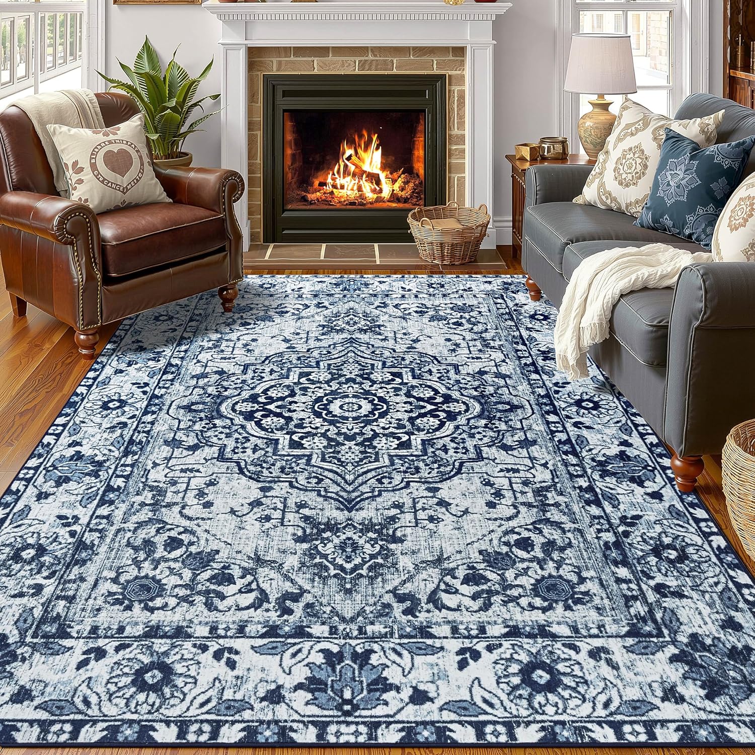 YJ.GWL Area Rug 9x12 for Living Room