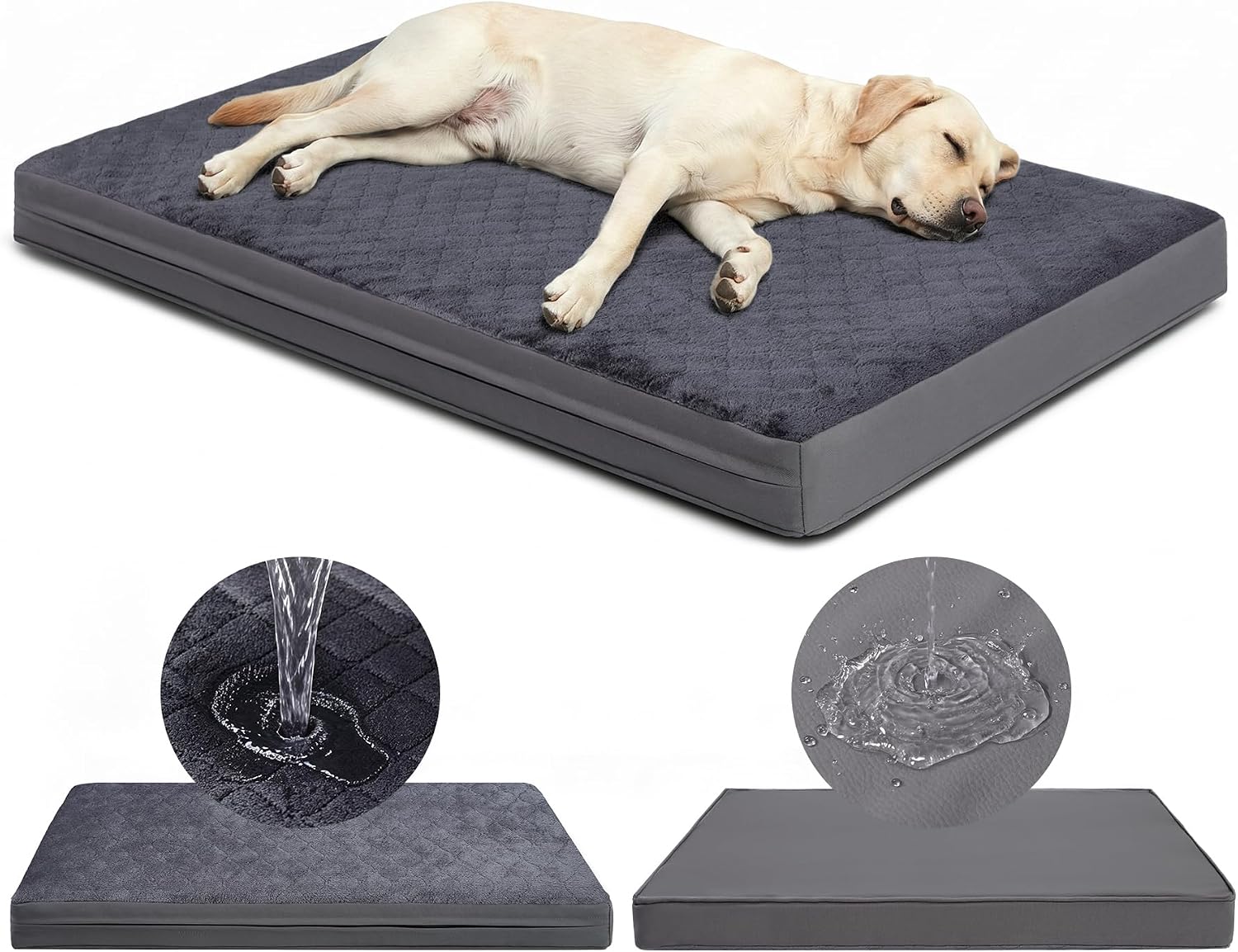 Detalle de Favodormir Cuccia Cane Interno Taglia Grande XL-119x73x9cm: Cuccia impermeabile e sfoderabile per cani grandi