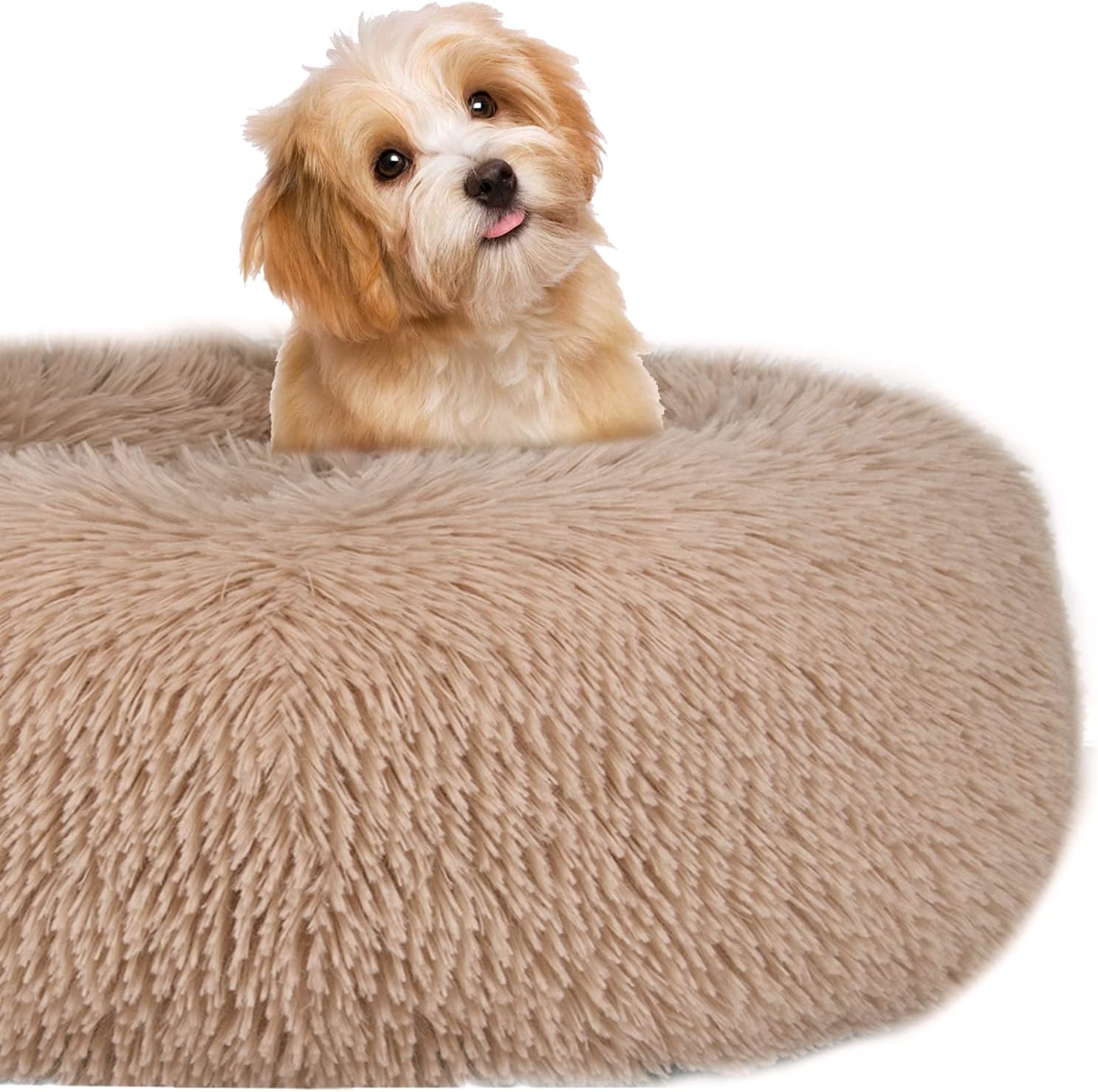 Thumbnail 4 de Moistu Moistu XL Dog Bed Donut Washable – 80cm round calming cushion with non-slip base