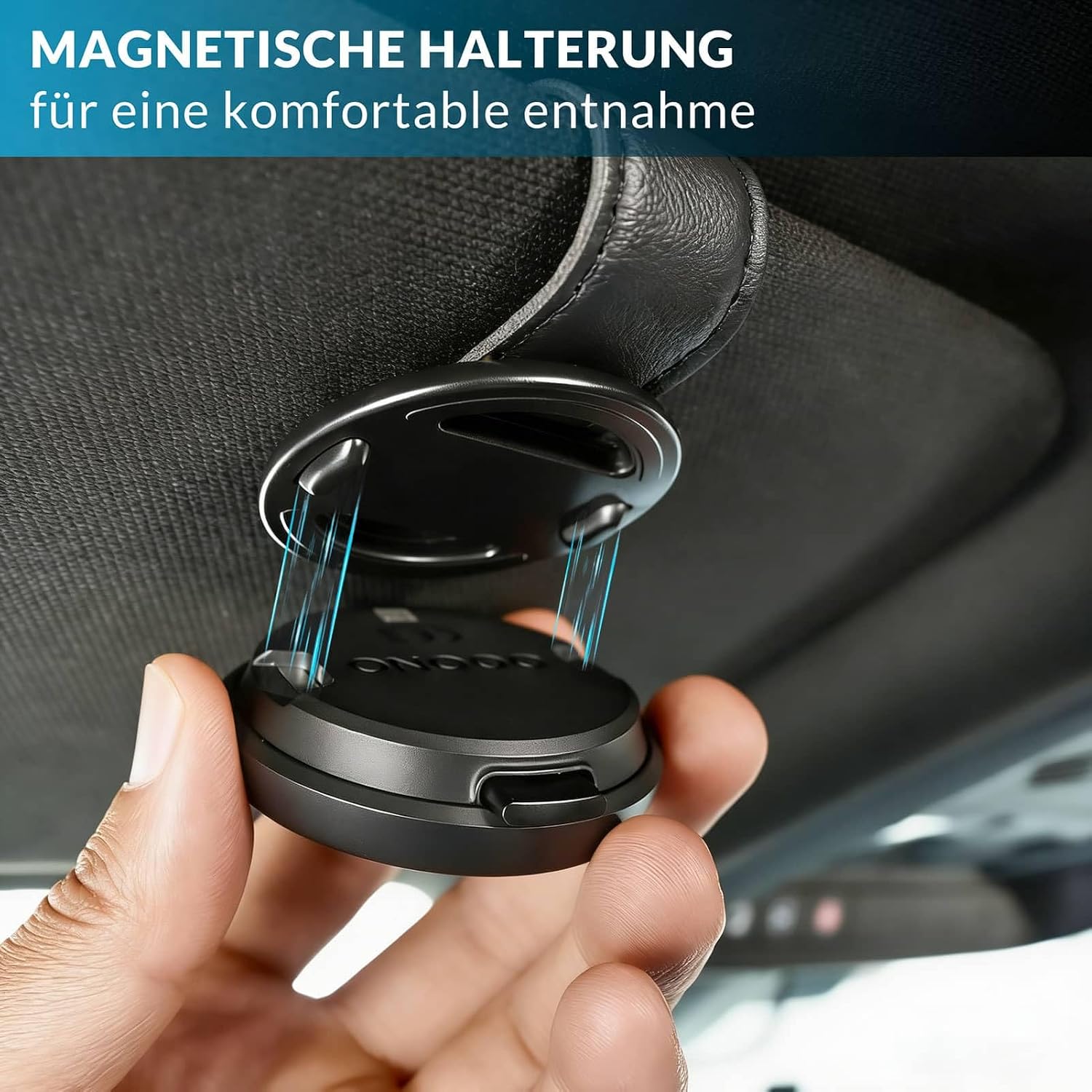 Detalle 2 de Magnetische Halterung für OOONO 2 Co-Driver NO2 – Spritzgegossene, langlebige Lösung