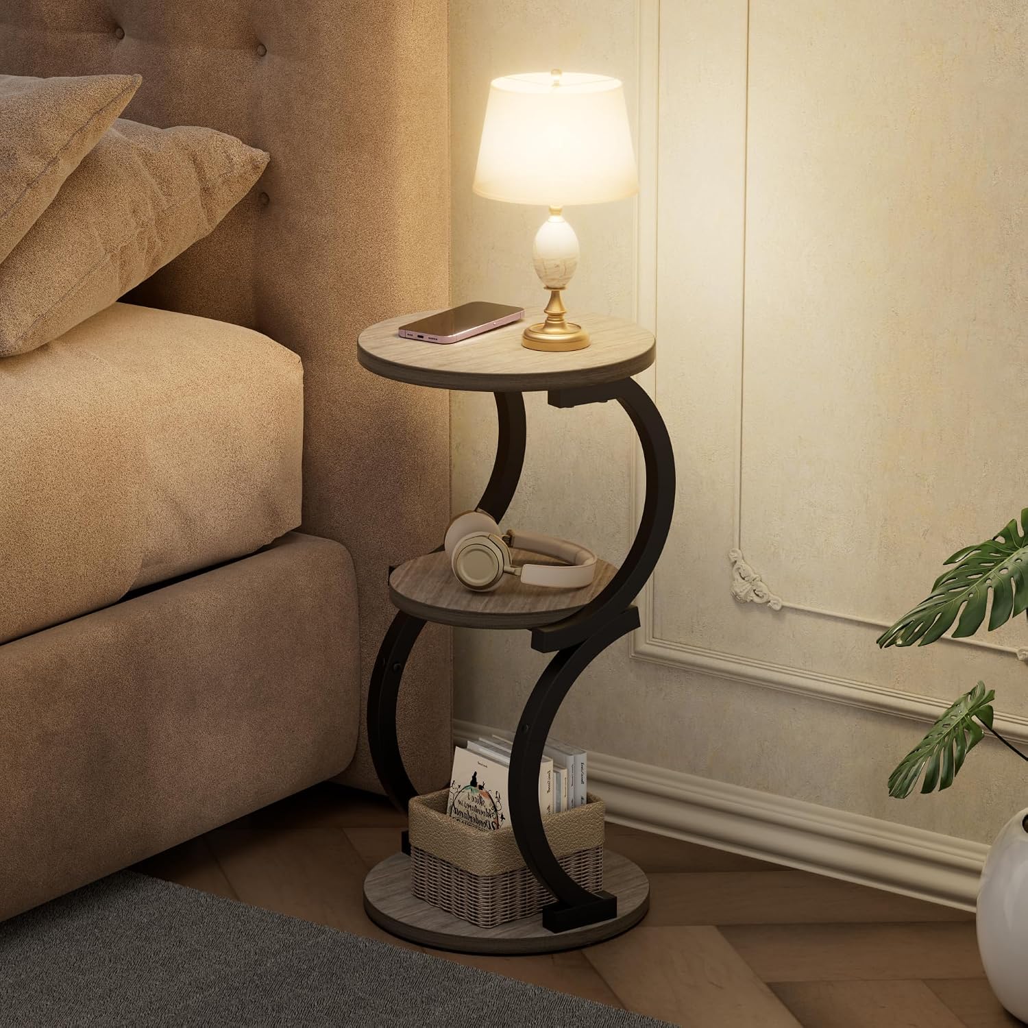 Thumbnail 6 de JUSTOGO Side Table, 3-Tier