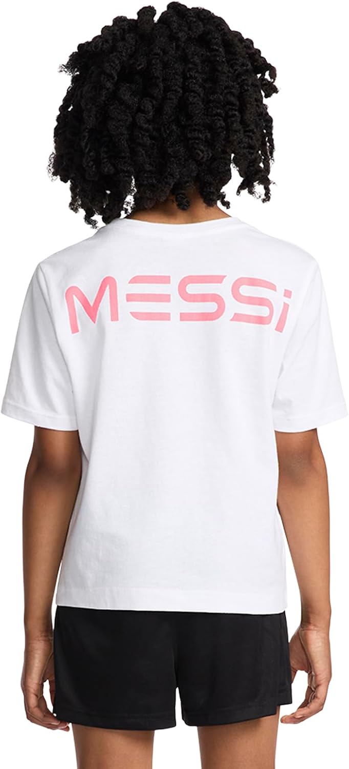 Thumbnail 1 de Messi Girls' Lifestyle Short Sleeve T-Shirt (Slim-Fit Graphic Tee) - Cotton Blend