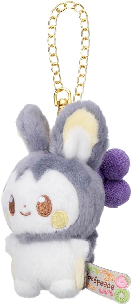 Detalle 2 de タカラトミーアーツ ポケピース エモンガ ぬいぐるみチェーン付きマスコット カラフルVer. 高さ約13cm