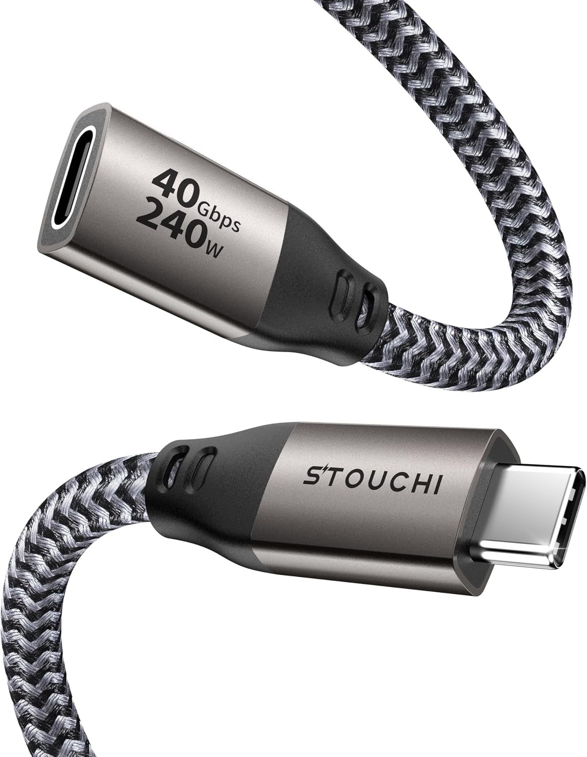 Detalle de Stouchi 40Gbps USB4 Extension Cable 3.3ft