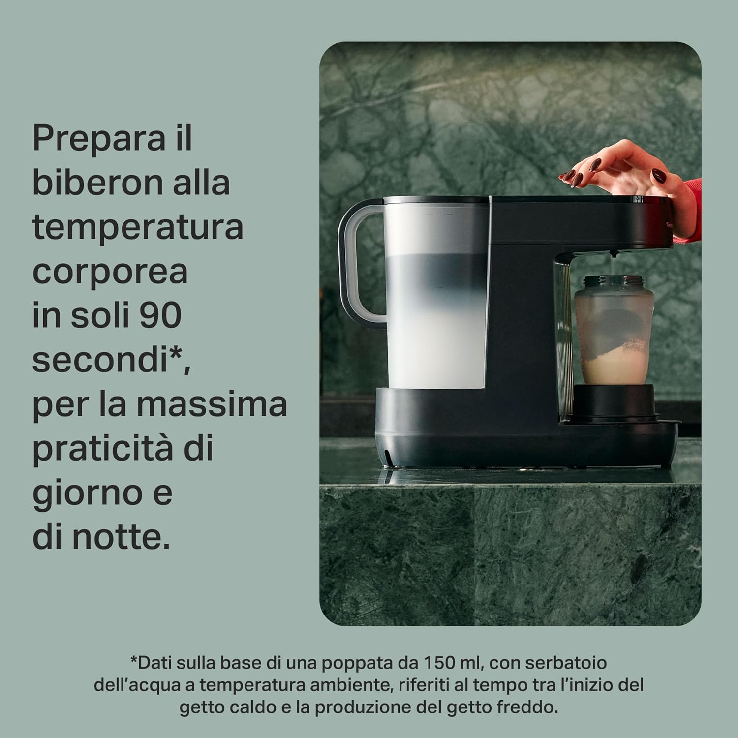 Detalle de Tommee Tippee Perfect Prep: Preparatore Biberon per latte a temperatura corporea in 90 secondi