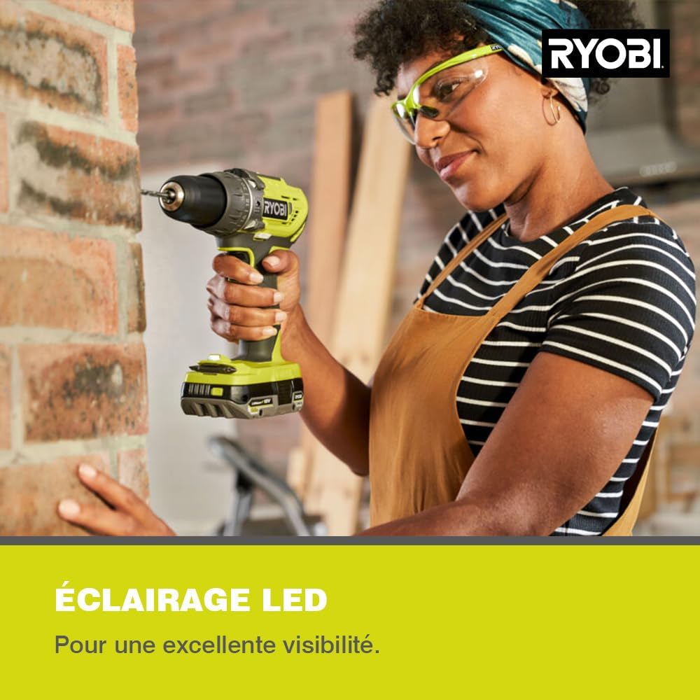 Thumbnail 4 de Ryobi - Perçeuse-visseuse à percussion sans fil 18V ONE+ R18PD3-215S
