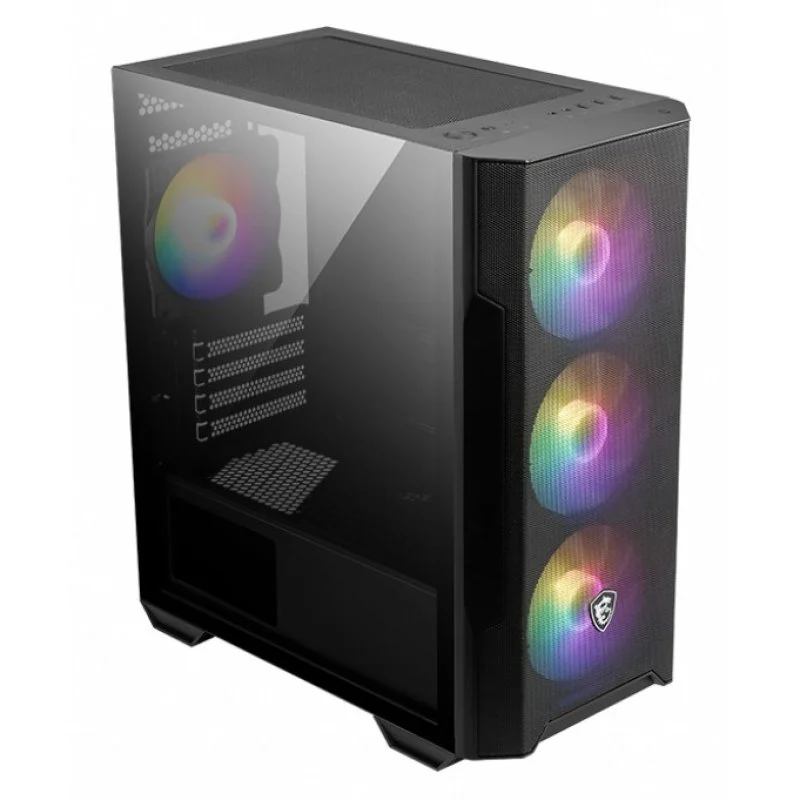 Detalle 2 de MSI MAG FORGE M100R caja PC ATX con USB 3.2 y ARGB 🖥