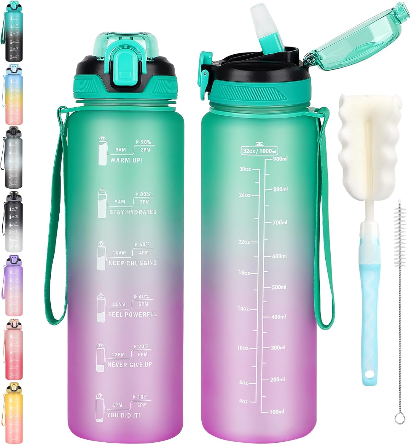 Thumbnail 6 de CodiCile 1L sports water bottle with straw 🚰