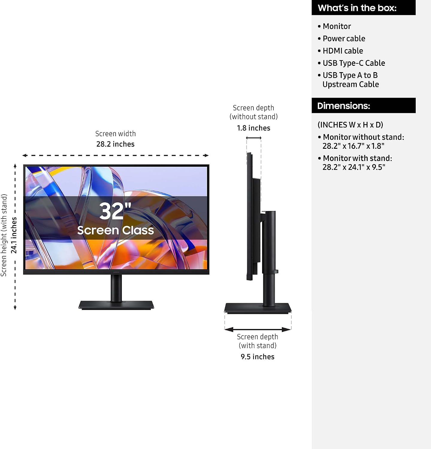 Detalle 2 de Samsung 32" ViewFinity S8 (S80UH): 4K UHD Performance with USB-C and Ergonomic Design