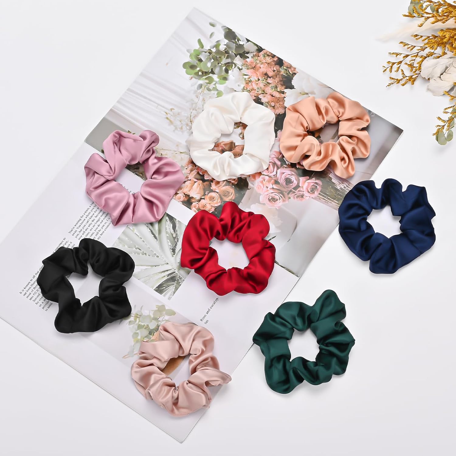 Thumbnail 6 de Lolalet Scrunchies seta 8 pezzi per capelli donna 🎀