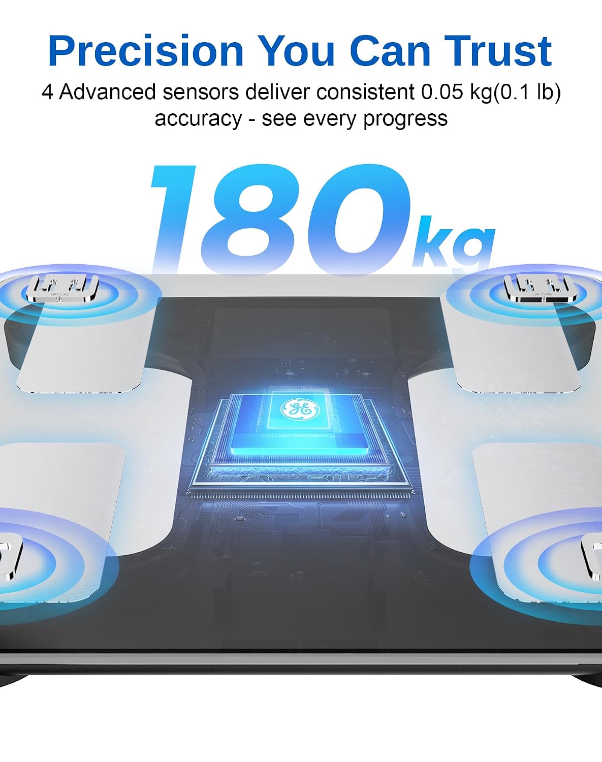 Thumbnail 4 de GE Smart Scale 180kg digital body analyser