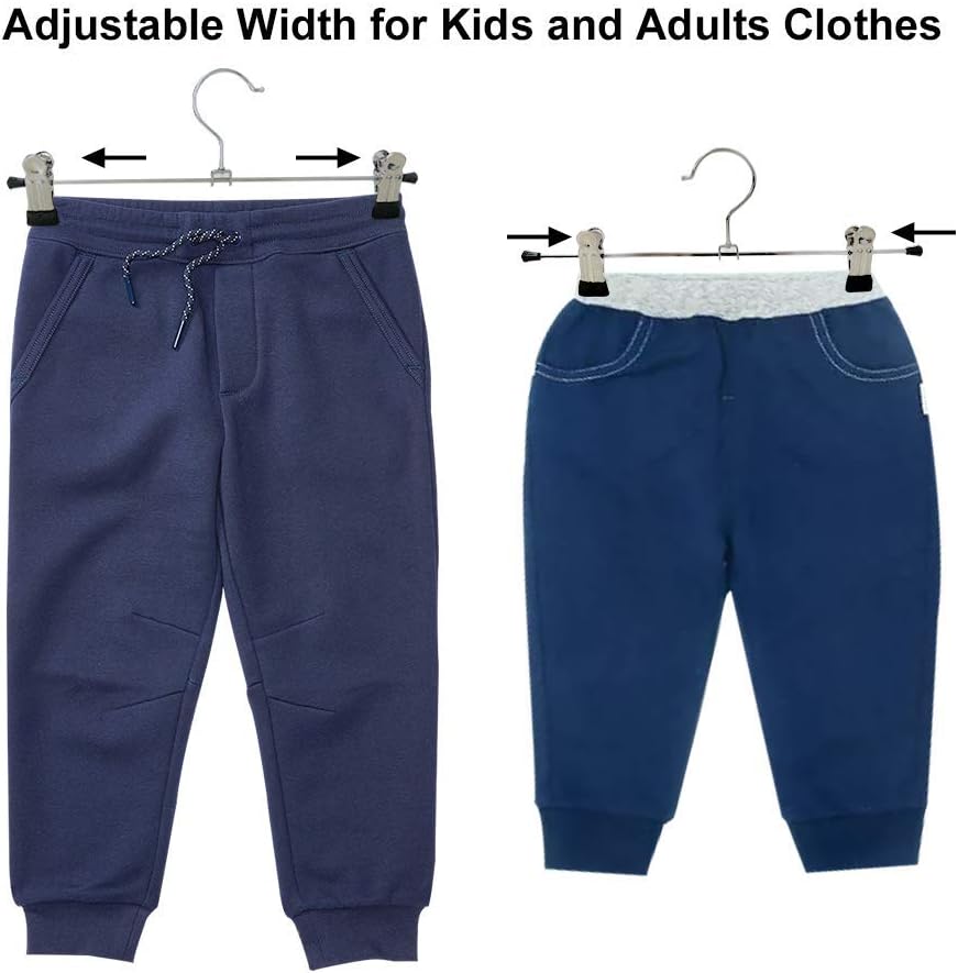 Thumbnail 1 de NORTHERN BROTHERS Pants Hangers with Clips 20 pack