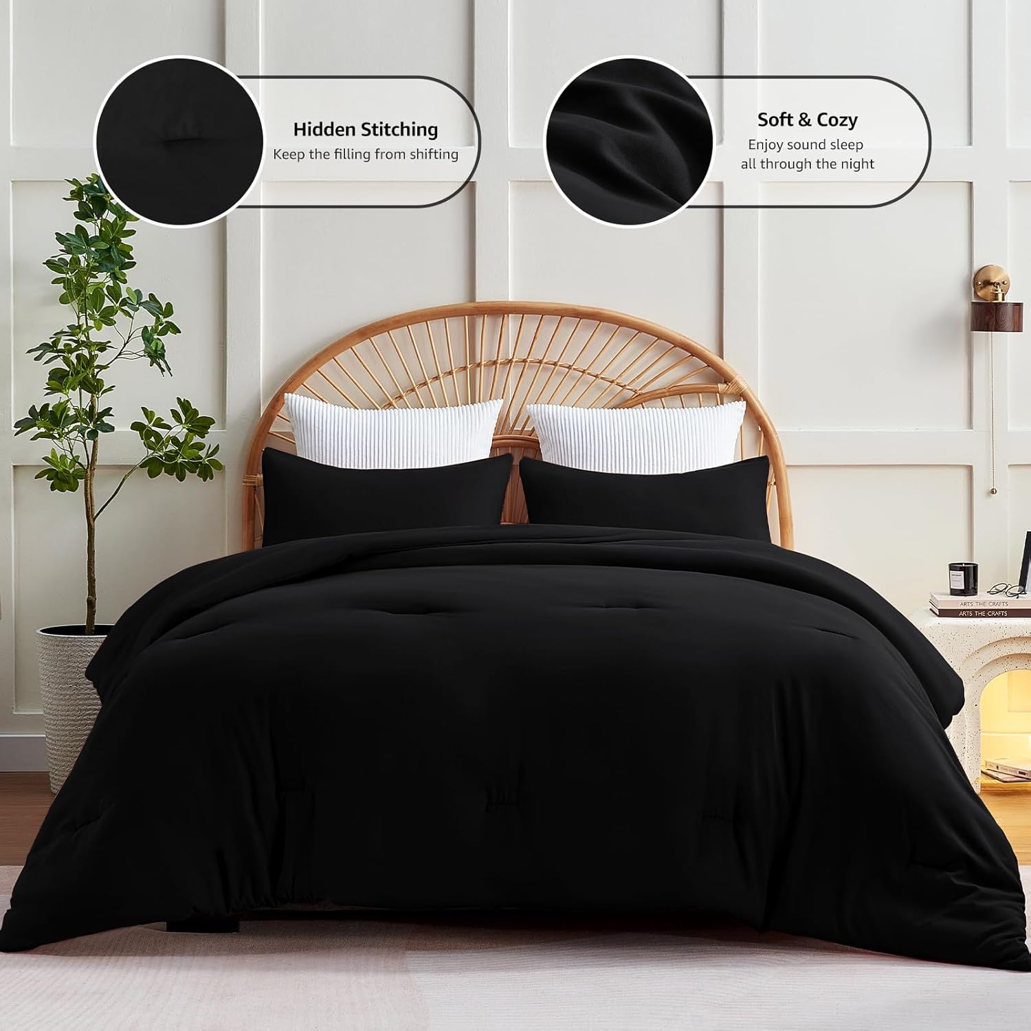 Thumbnail 2 de CozyLux California King Comforter Set 3-Piece