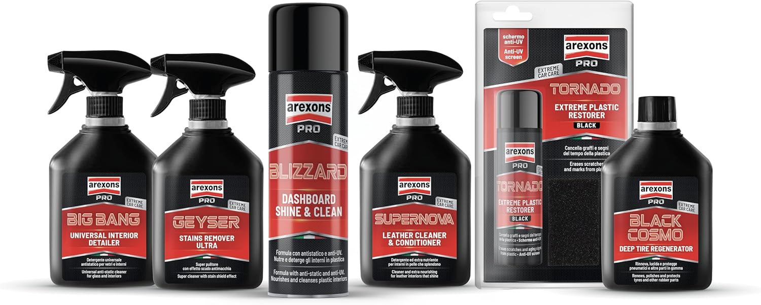 Thumbnail 6 de Arexons Car Care Pro SUPERNOVA – Detergente Pelle Extra Nutriente, lucido e protegge gli interni in pelle (500ml)