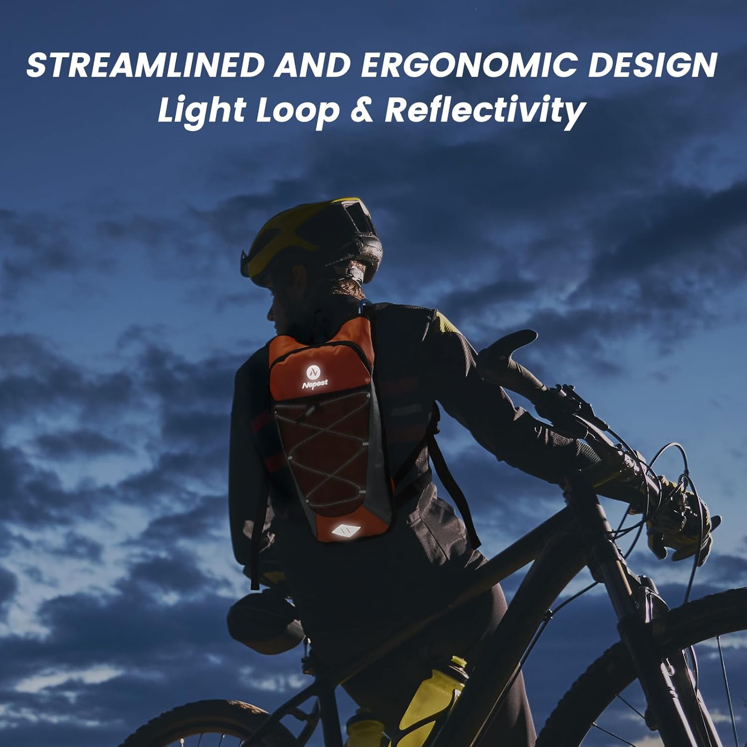 Thumbnail 3 de Nepest Hydration Backpack with 2L Water Bladder for Cycling, Hiking & Running