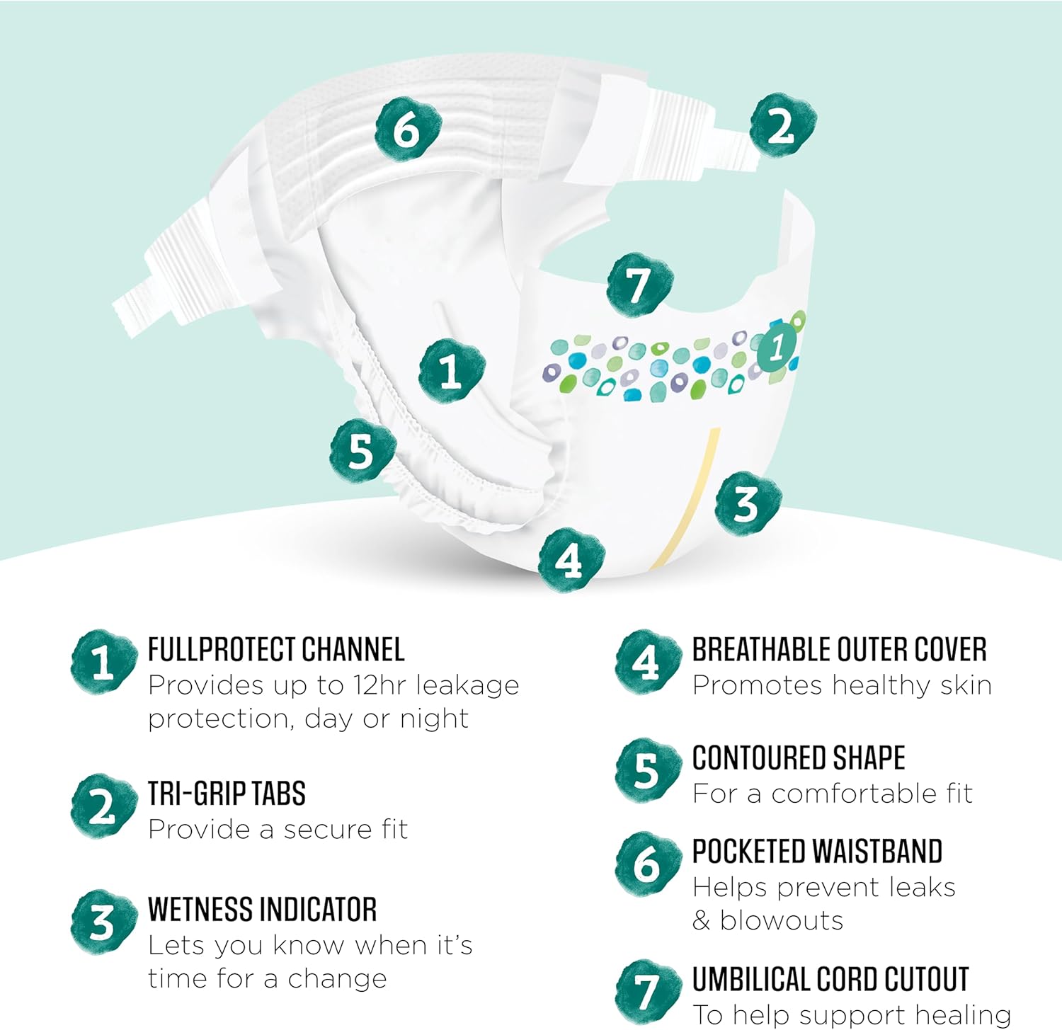 Thumbnail 1 de Mama Bear Gentle Touch Diapers Size 1
