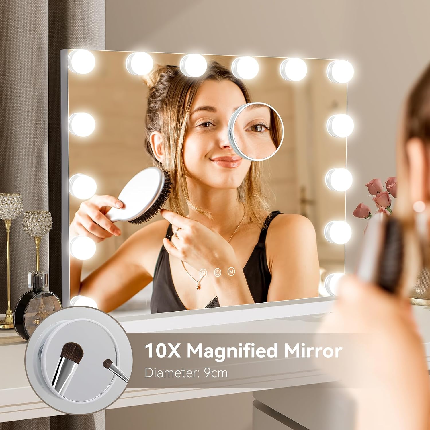 Thumbnail 5 de eklipt Hollywood Vanity Mirror 50×42cm