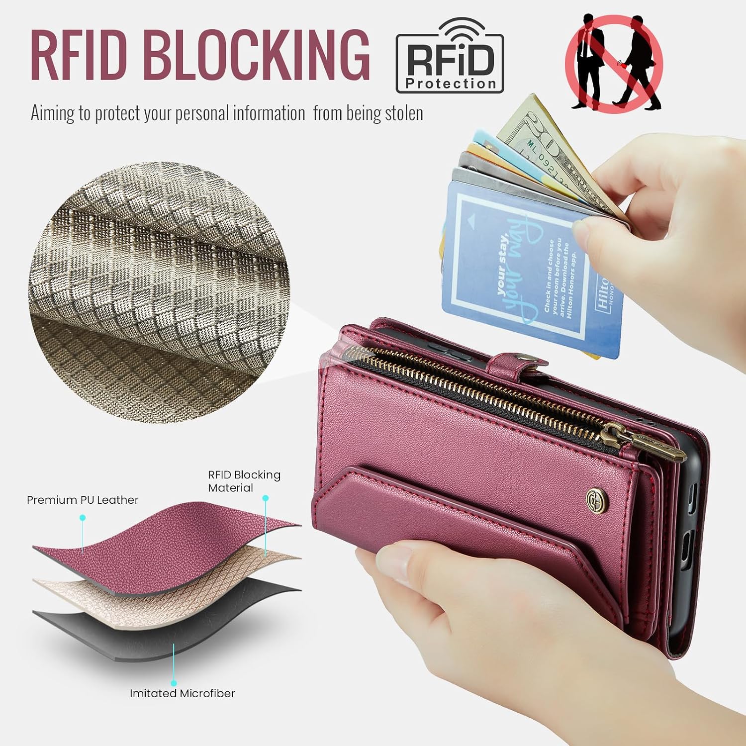 Detalle 2 de WAWZ wallet case for Samsung Galaxy S26