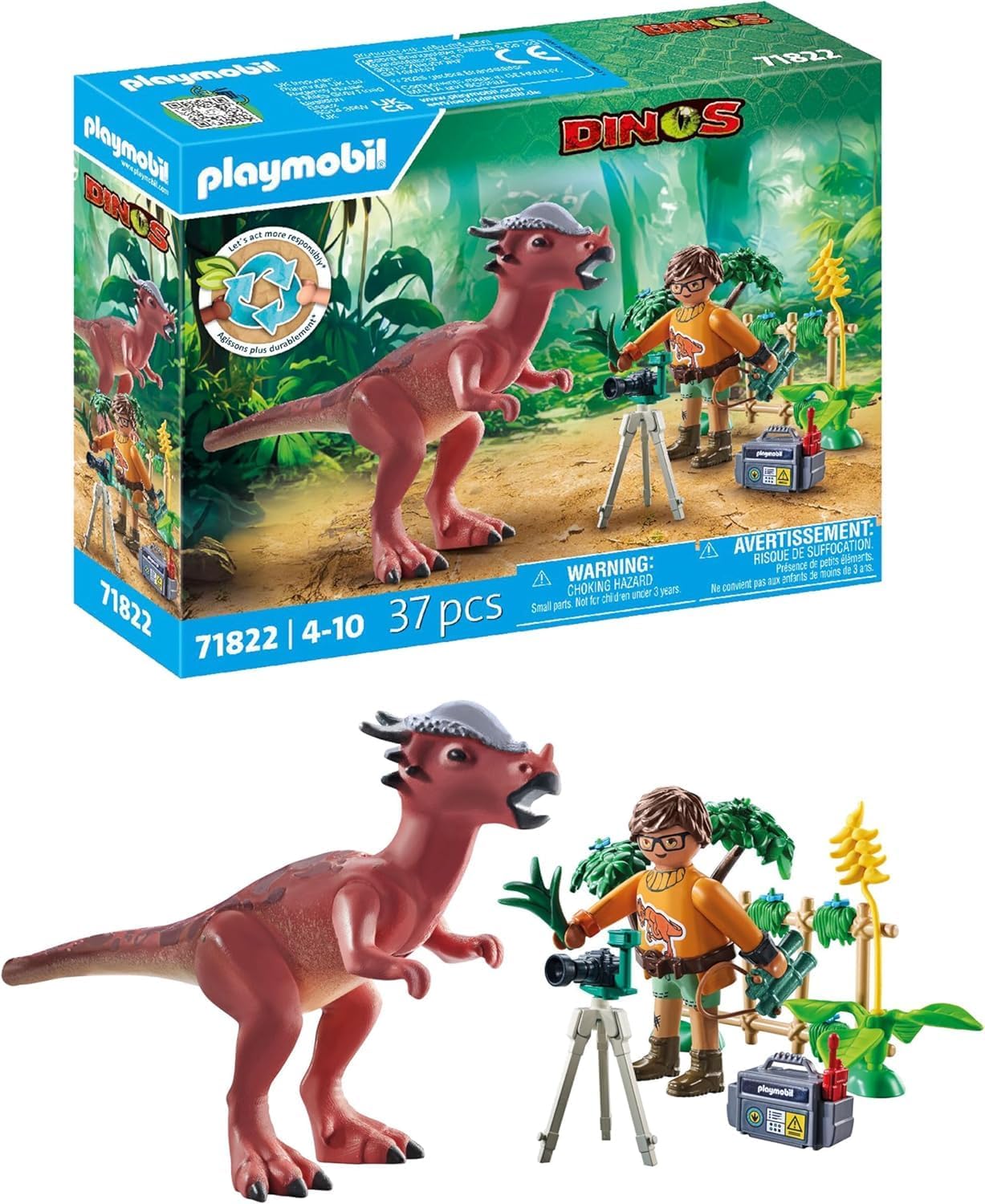Detalle de PLAYMOBIL Stygimoloch-Beobachtung Spielset 71822 🦕