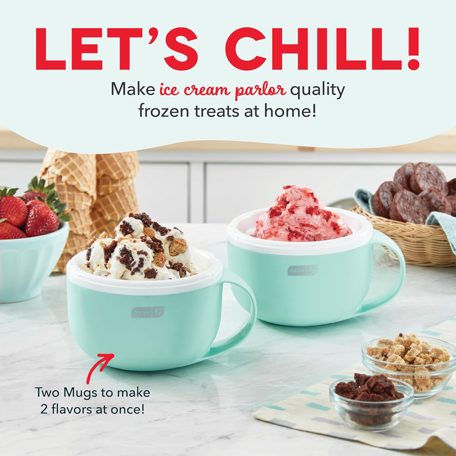 Detalle 2 de Dash My Mug Ice Cream Maker, Single-Serve