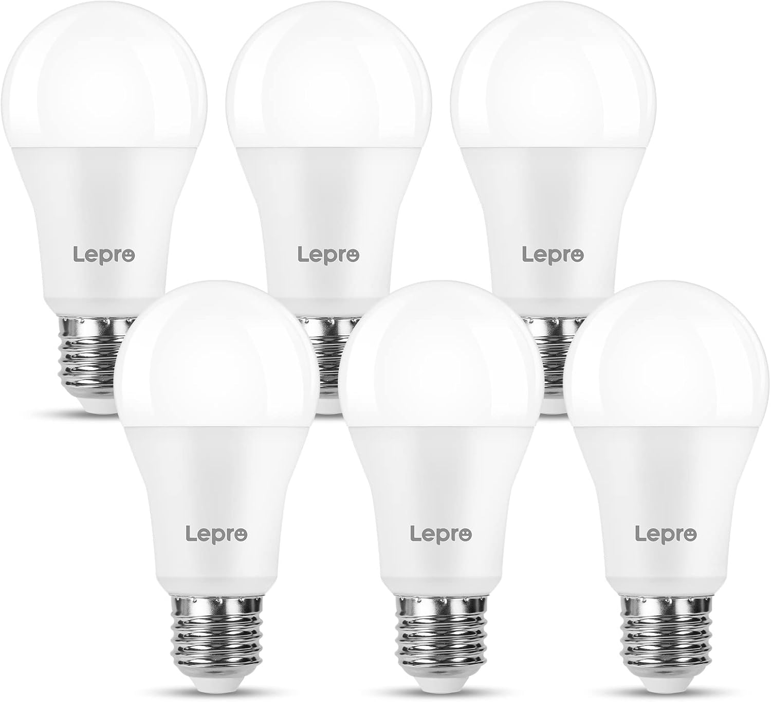 Detalle de Lepro 13W E27 LED Glühbirne kaltweiß (6500K) – 1521 lm, 180° Abstrahlwinkel, 6er-Pack