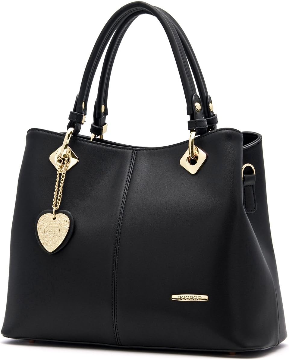 Detalle de DEERWORD Donna Borsa a Mano Borsa a Spalla Elegante 3001