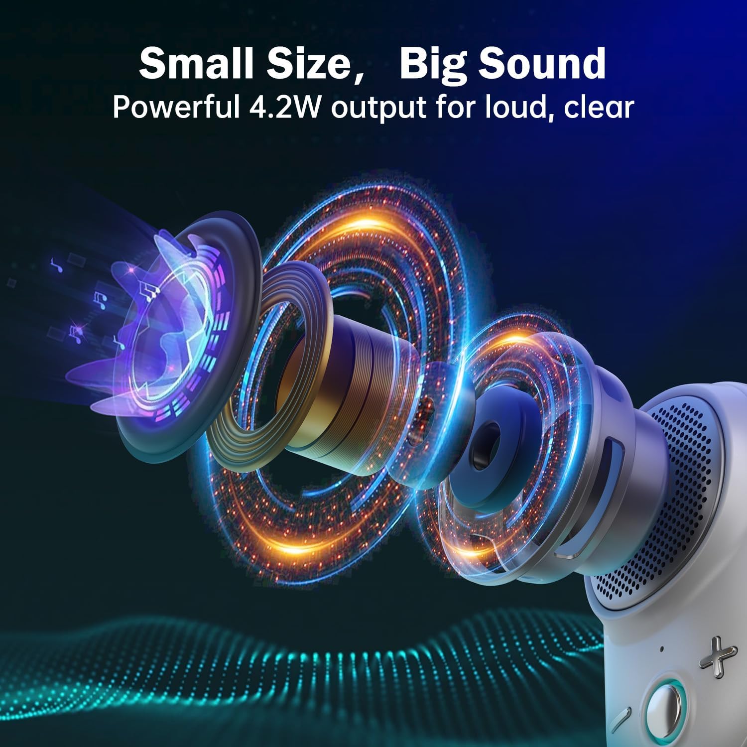 Detalle de Divoom Clip-On Bluetooth Speaker, Itour-S