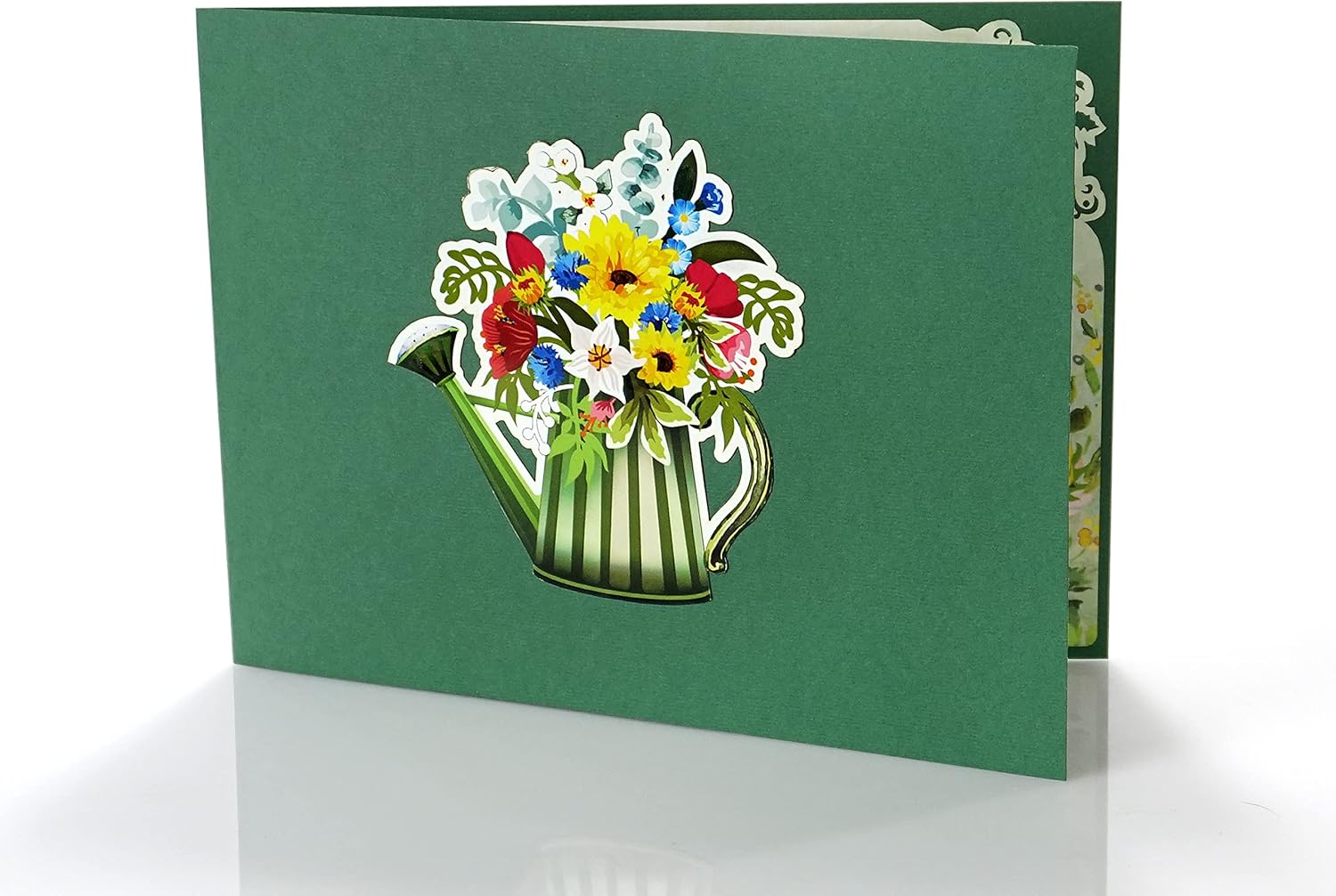 Thumbnail 4 de Cutpopup Watering Can – Flower Pop Up Card: Blumen-Popup-Karte von CUT POPUP.COM