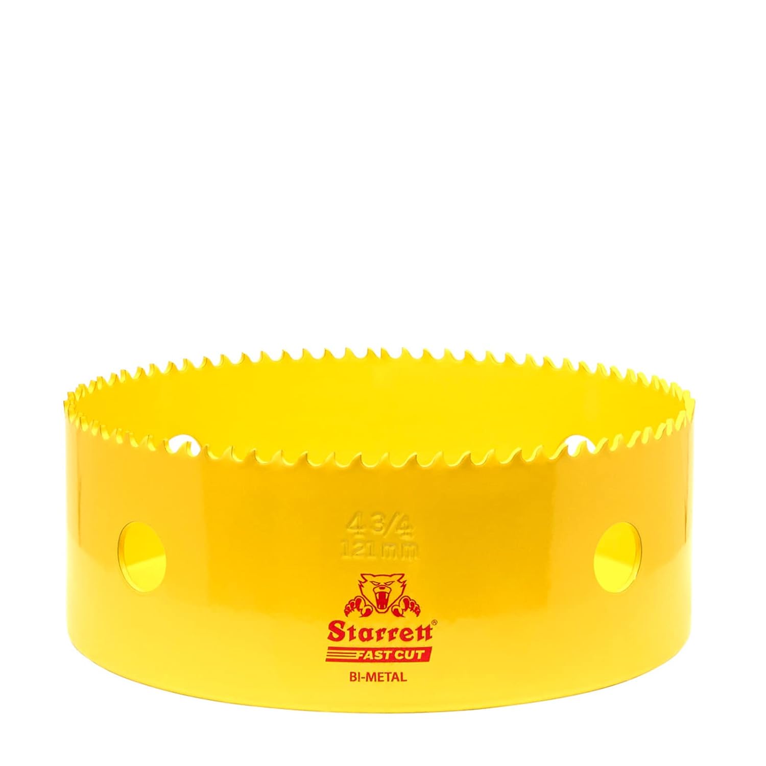 Detalle de Starrett HSS Bi-Metal Hole Saw - FCH0434 Fast Cut Extra Cobalt, 121mm