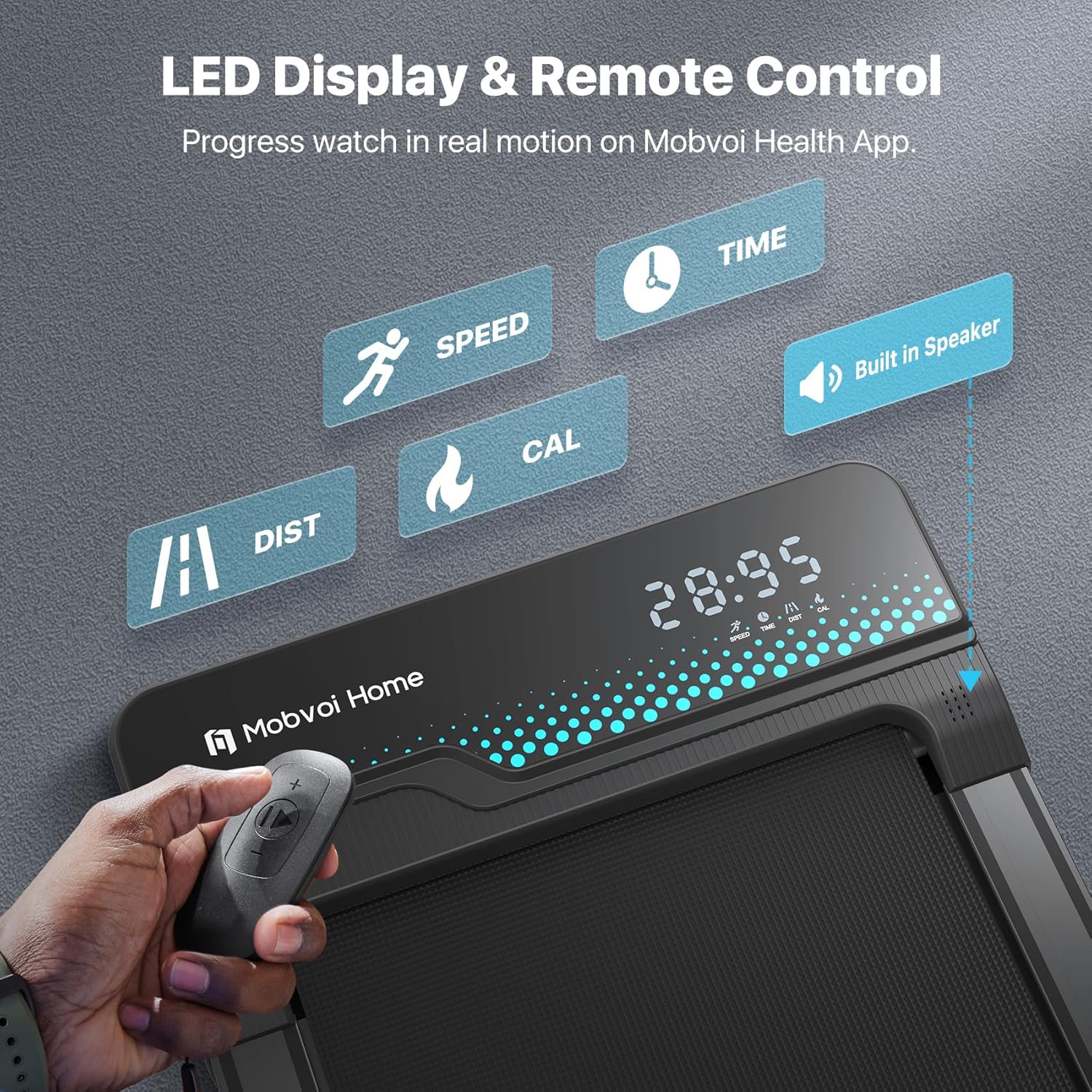 Thumbnail 2 de Mobvoi Walking Pad Smart AI Under Desk Treadmill 2-in-1 for Home Office