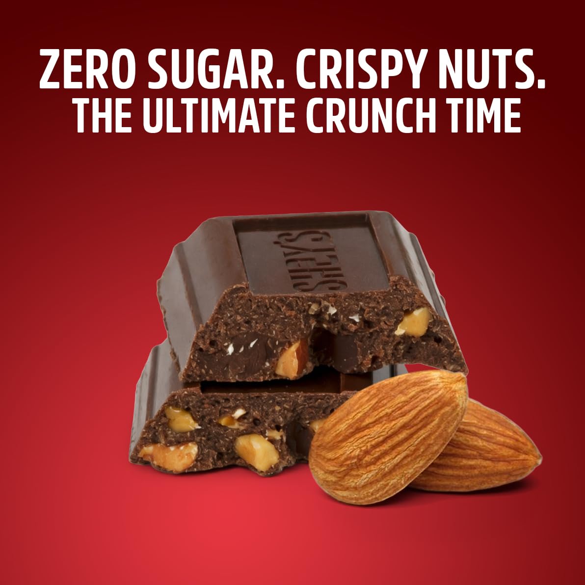 Detalle de SWEETSIDE CANDY CO. Zero Sugar Milk Chocolate Candy with Almonds, 3-Pack