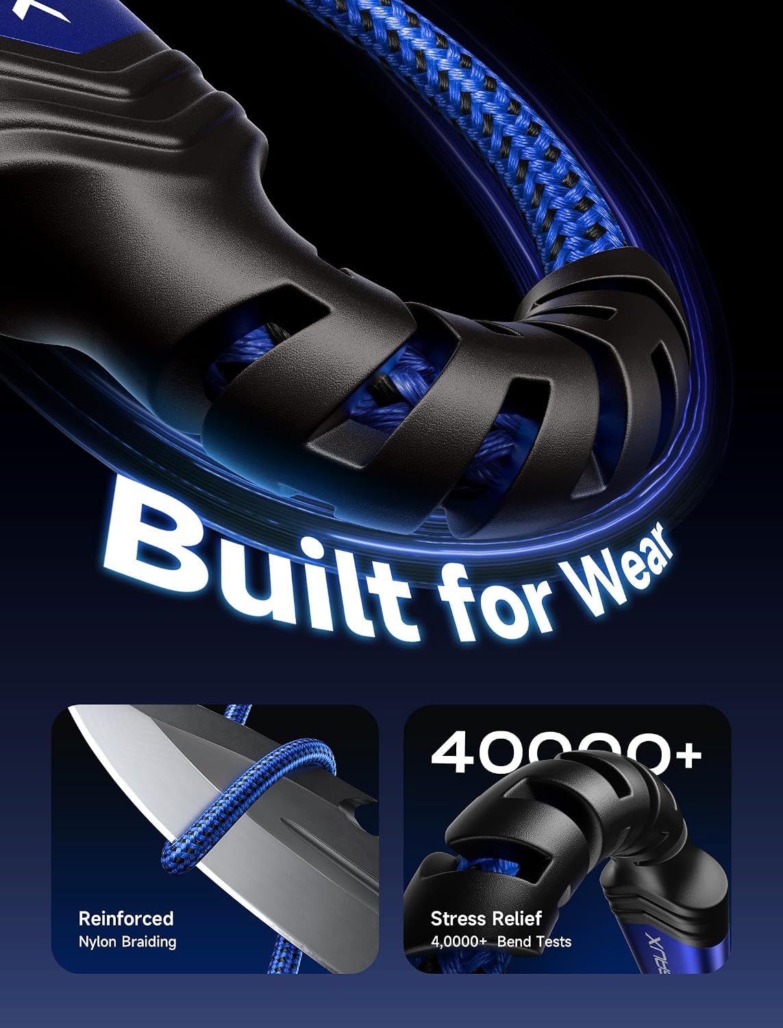 Thumbnail 2 de JSAUX USB C Cable 3-Pack 10ft