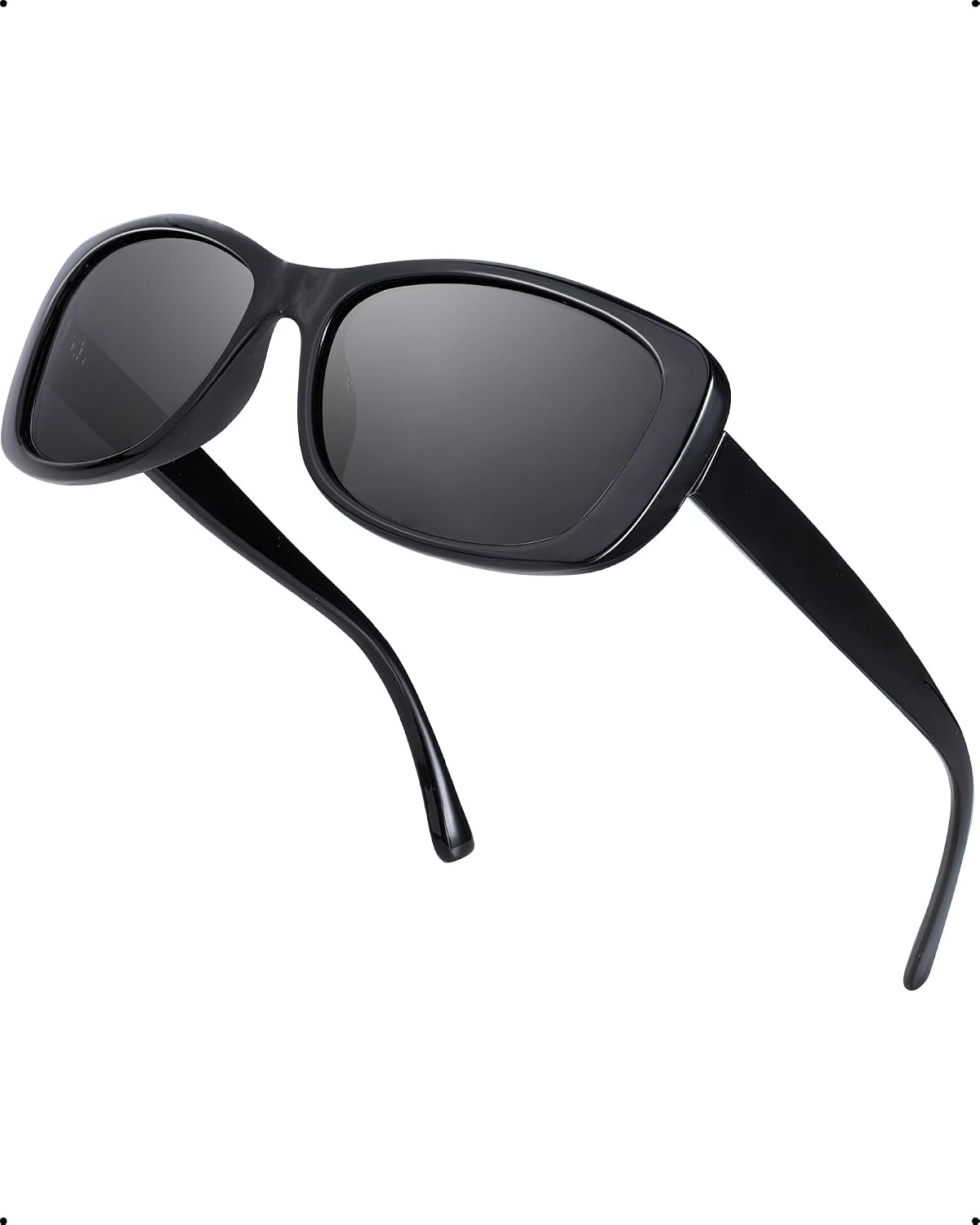 Detalle de LVIOE Womens Polarised Rectangular Sunglasses with UV Protection