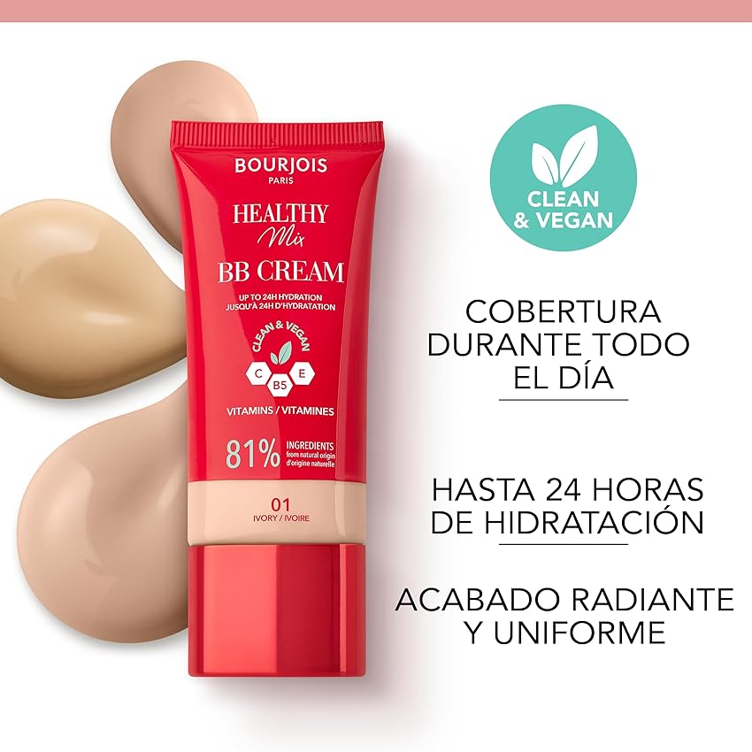 Thumbnail 4 de Bourjois Healthy Mix BB Cream 02 Vanilla — 30 ml