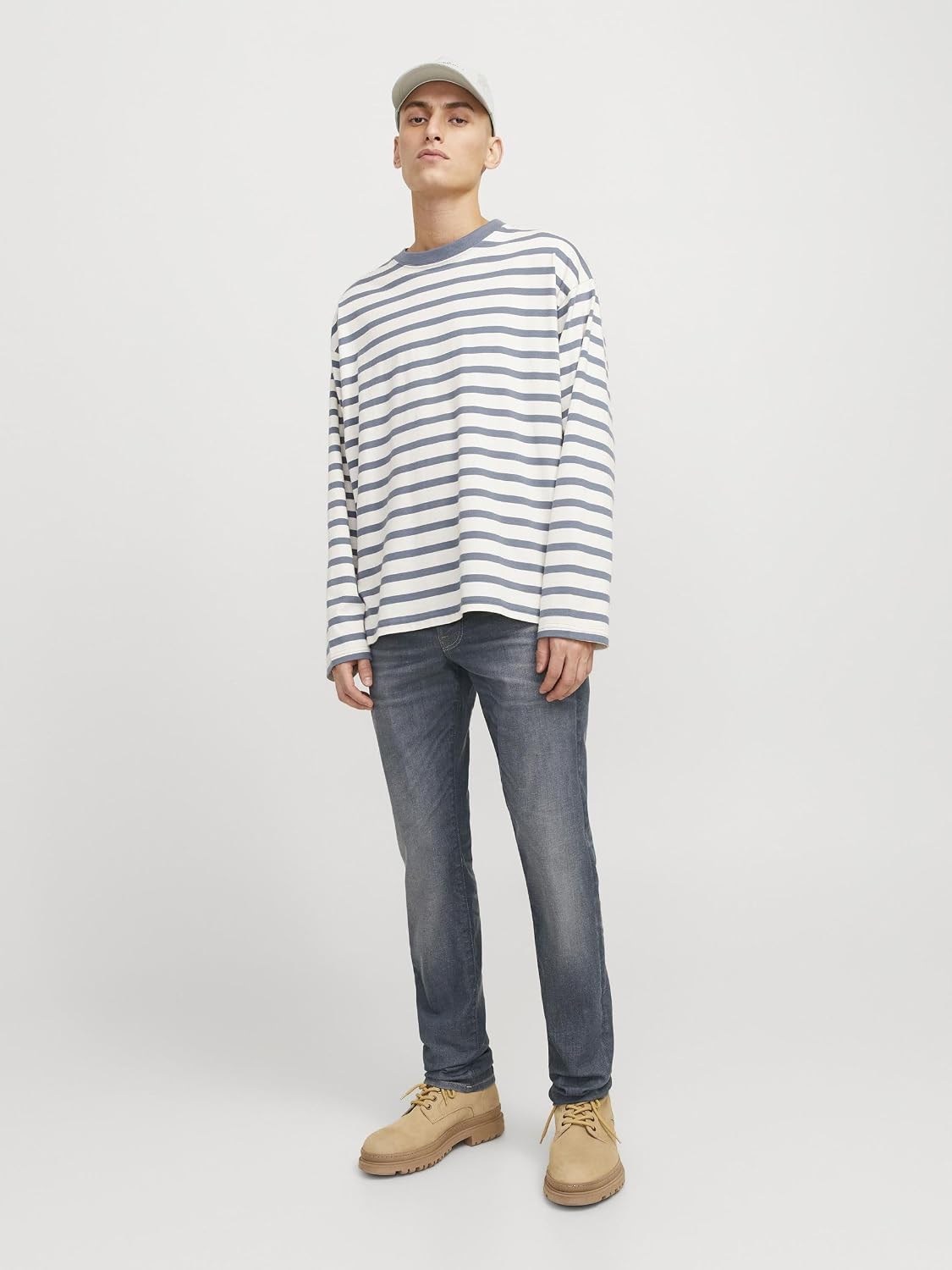 Detalle de Jeans uomo JACK & JONES Jjiglenn Jjicon 619 NOOS a 5 tasche con comfort stretch