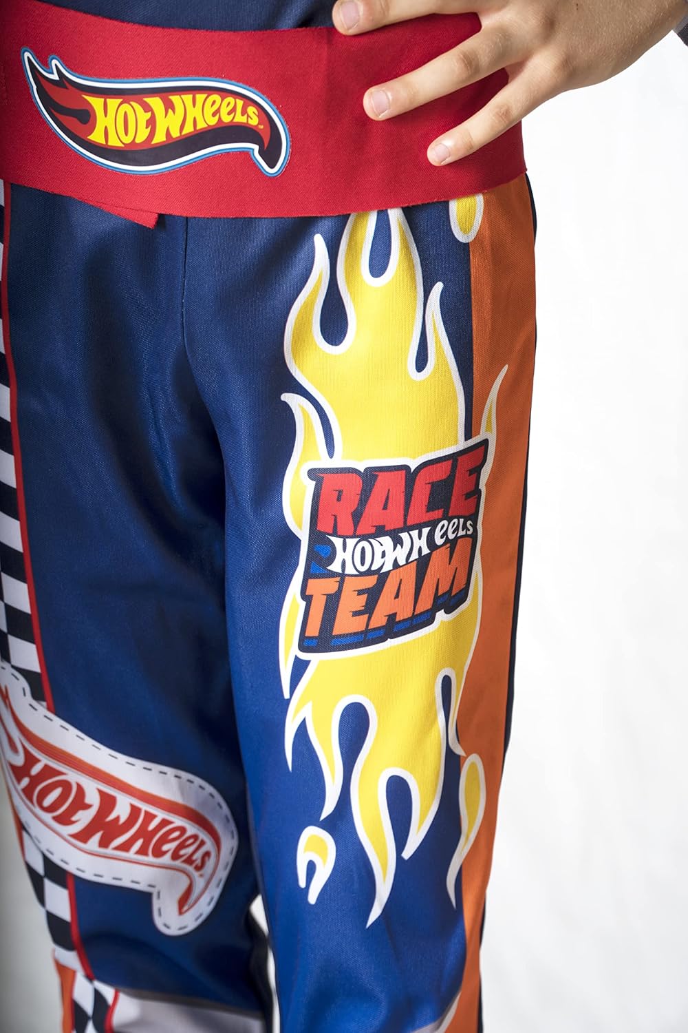 Detalle 1 de Ciao Hot Wheels Race Team – dziecięcy kostium kierowcy z piankową kierownicą