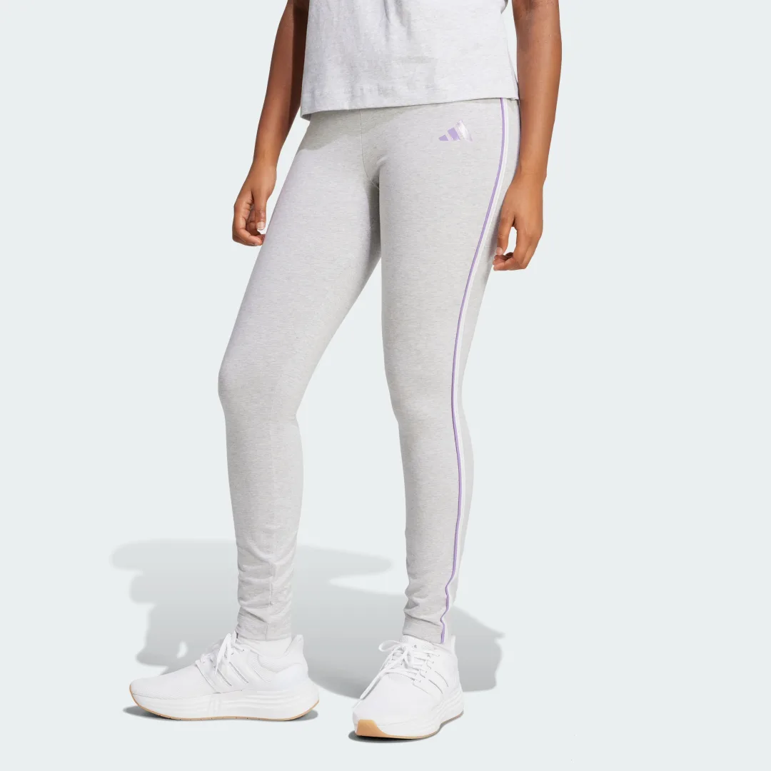 Detalle de Adidas Mallas Essentials Color Pop High-Waisted Gris – ficha práctica de compra