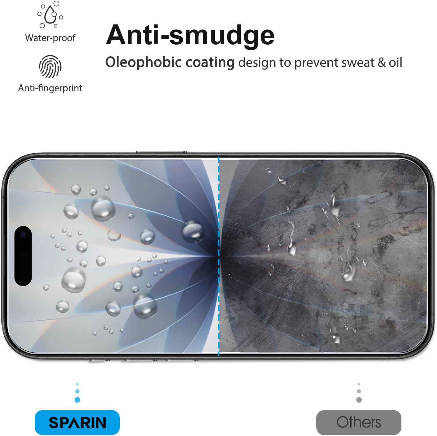 Detalle de SPARIN iPhone 17 Panzer Glas 9H
