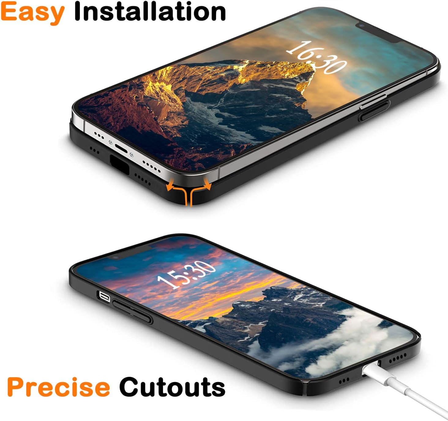 Detalle de Galful Ultradünne Hülle für Samsung Galaxy S25 Edge – 0,8 mm, mattes Hart-PC Case