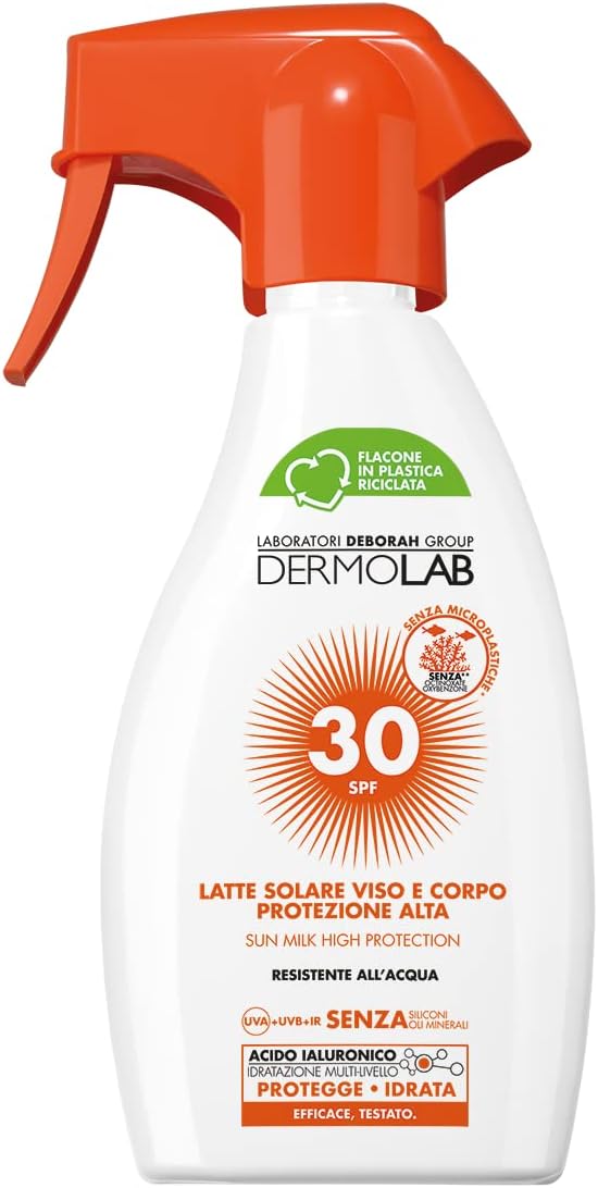 Thumbnail 6 de Dermolab Latte Solare Spray Viso e Corpo SPF 50+ 250 ml – protezione alta per pelli chiare e delicate