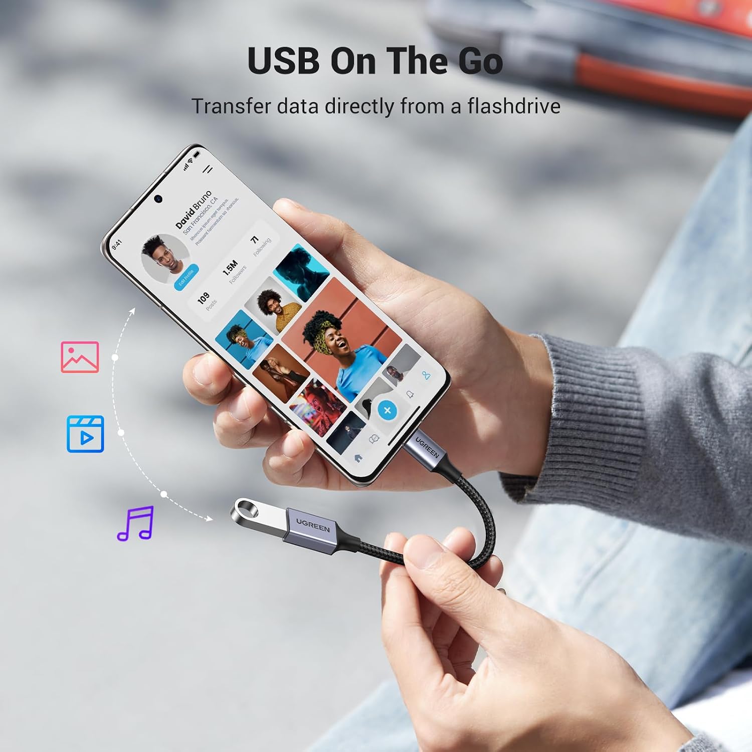 Detalle 1 de UGREEN USB-C Adapter 2-Pack