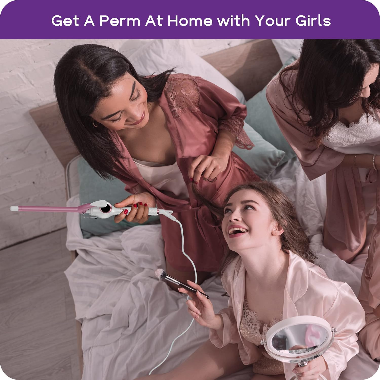 Thumbnail 6 de ORYNNE 1/2-Inch Ceramic Curling Iron Wand with Digital Temperature Control