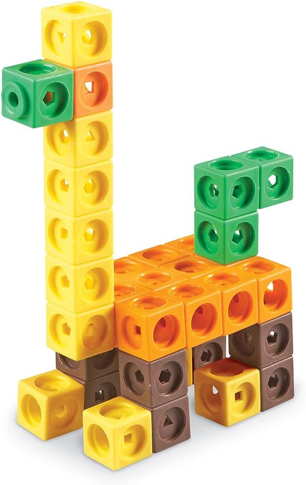 Detalle 1 de Learning Resources MathLink Steckwürfel 100-teiliges Set