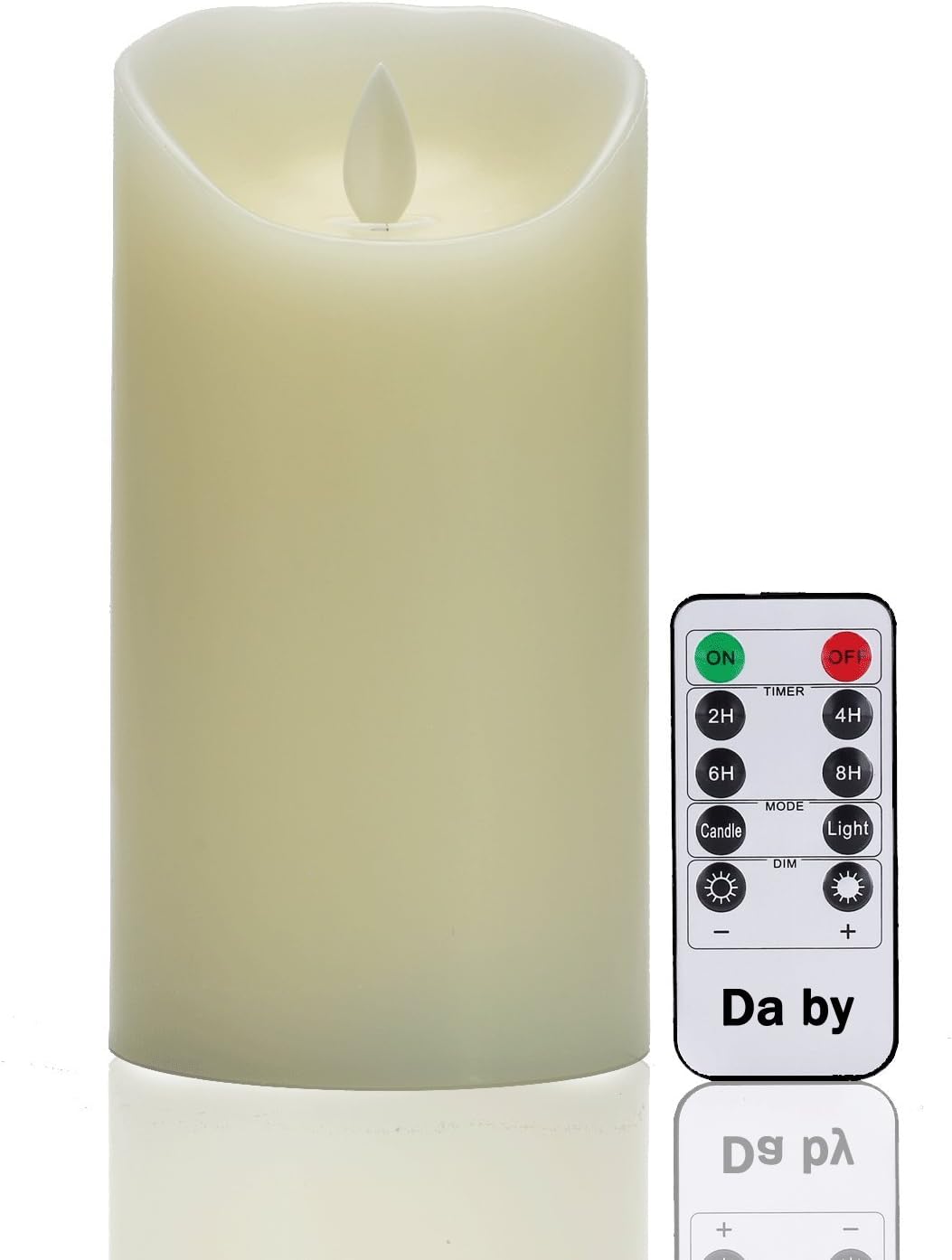 Detalle 2 de Da Flameless Candles 15cm Dancing LED wick, remote-controlled 🕯