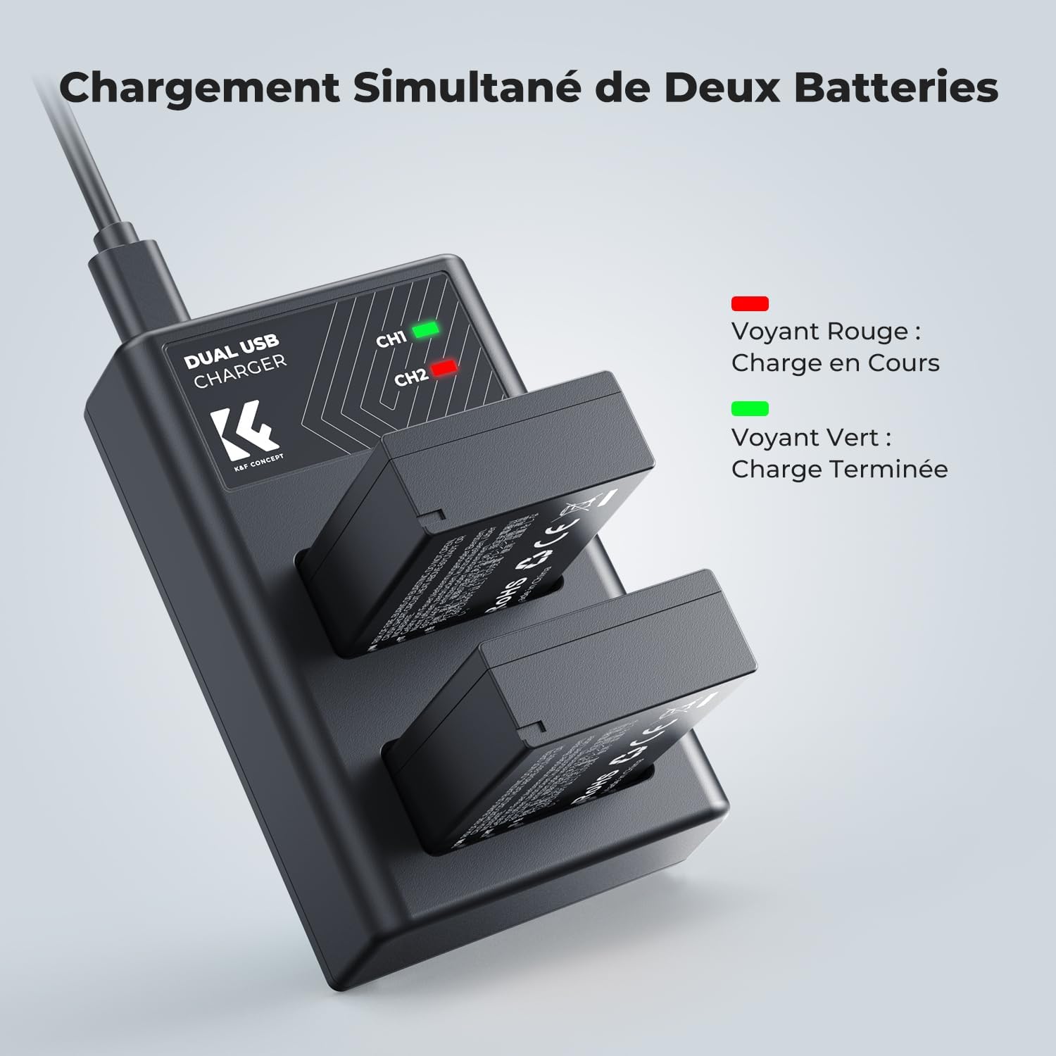 Thumbnail 3 de K&F CONCEPT LP-E17 Batterie 1250mAh